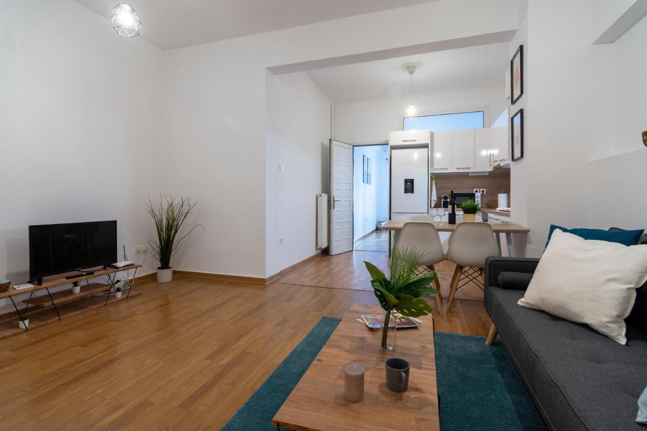 Modern 2Bd Apt In Athens , 3-Min Metro Exteriér fotografie