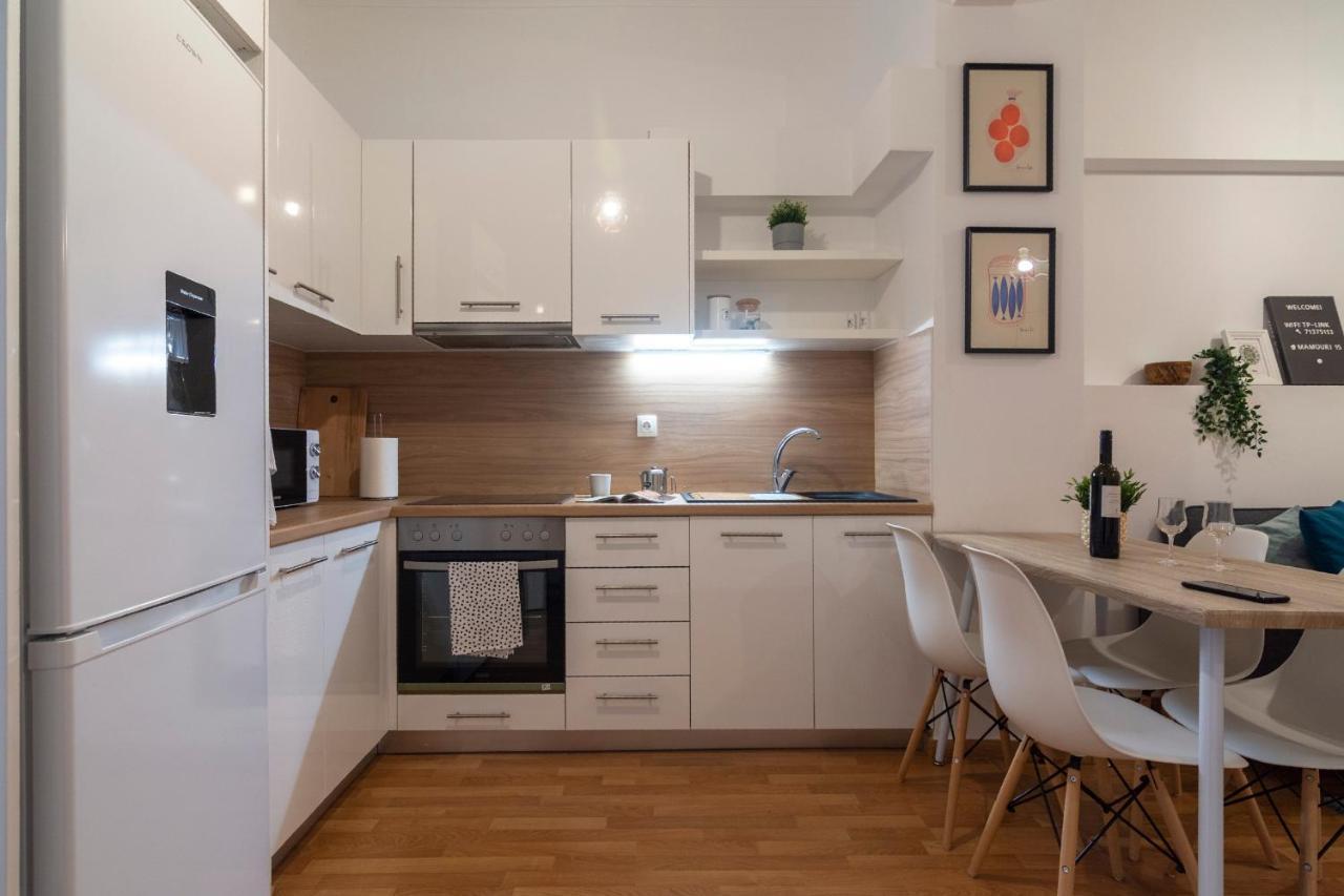 Modern 2Bd Apt In Athens , 3-Min Metro Exteriér fotografie